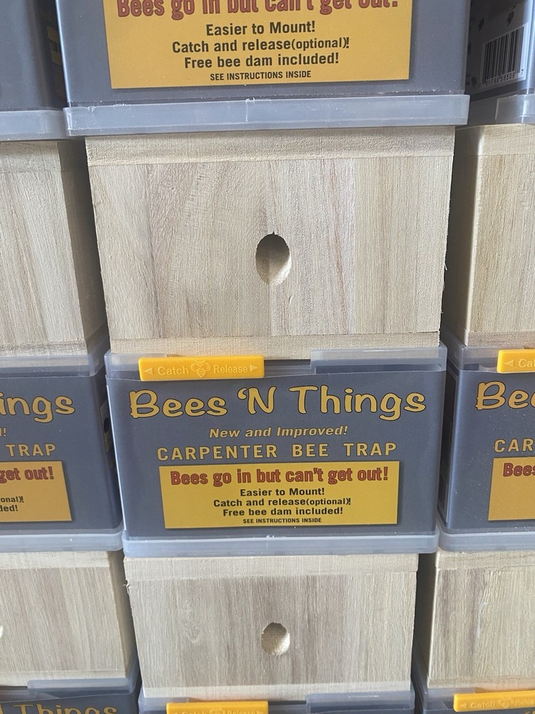Bees ‘N Things Outdoor Carpenter Bee Traps, NEW X 5 — 5 Traps