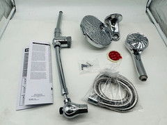 MOEN Attract Magnetix 6-Spray 6.75 in. Dual Wall Mount Fixed and Handheld Shower
