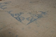 Muted Traditional Area Rug 10×13 Handmade Wool Distressed Floral for Any Room