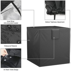 Waterproof Air Conditioner Cover Heavy Duty Central AC Outdoor Protector Square
