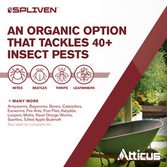 Spliven Insecticide for Organic Gardening (32 OZ) – 0.5% Spinosad Concentrate