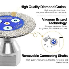3pcs 5/8 Diamond Cutting Disc 40mm Engraving Saw Blade Carving Marble Granite