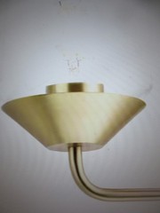 Progress Lighting Avec 24.25 in. 3-Light Brushed Gold Contemporary Vanity Light