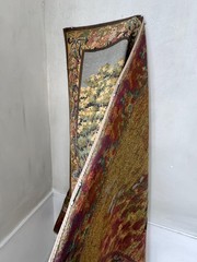 5.8ftx4.6ft Tapestry French Woven Pastoral Landscape Wall Hanging Wall Art Verd