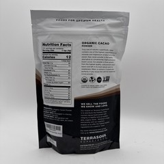 Terrasoul Superfoods Raw Organic Cacao Powder, 16 Oz, Rich Chocolate Goodness