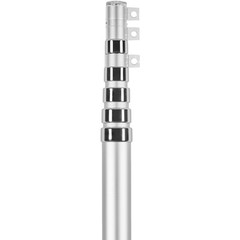 VEVOR 30FT Telescopic Flagpole Kit Heavy Duty Aluminum Flag Pole American Silver