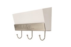 FantasHome Wall Mounted Classic Mail Box Hook Rack with 3 Hooks