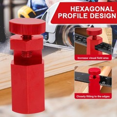 Tall Stair Gauges Framing Square Attachment Rafter Layout Tool Aluminum Red 2 Pa