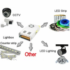 AC 110V-220V TO DC 5V 12V 24V 2A 10A 15A 20A 40A 60A Switch Power Supply Adapter