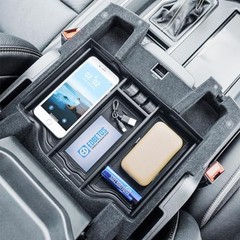 Full Center Console Organizer Compatible with 2019-2023 2024 2025 2026 Black
