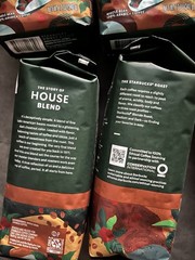 Starbucks House Blend whole bean Coffee Medium Roast 12oz 6 Bags LOT