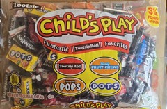 Tootsie Roll Child’s Play Candy Mix , Individually Wrapped 3.25 Lb.
