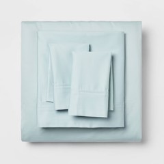 Threshold 400 Thread Count Cotton Sateen 4-Piece Sheet Set Luxurious