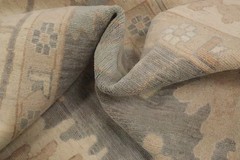 Gray Oushak Turkish Area Rug 8×10 Hand-knotted Wool Oriental Carpet for Any Room