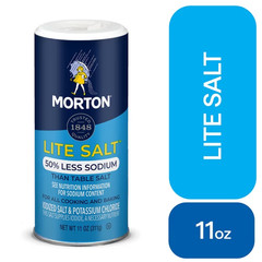 (3 pack) Morton Lite Salt, Low Sodium Salt Alternative, 11 oz