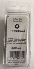 10 Pack Danco 1/4 in. OD x 1/8 in. ID x 1/16in. O-RING Faucet Repair Rubber, #60