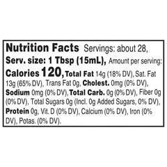 Great Value Organic Unrefined Virgin Coconut Oil, 14 fl oz
