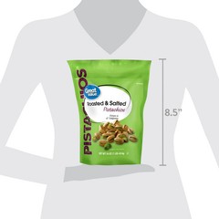 Great Value Roasted & Salted Pistachios, 16 oz Resealable Bag Free Shipping