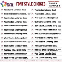 Custom Reflective Vinyl Lettering Decal Sticker Car Van Truck Trailer Window +