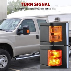 Towing Mirrors Ford F250 F350 F450 F550 2008-2016 Power Extension Black Left …
