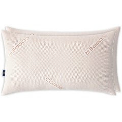 Sertapedic Copperloft King Bed Pillow, Hypoallergenic, 2 Pack