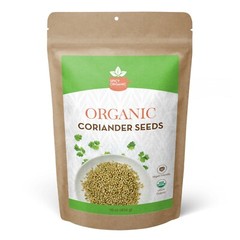 Organic Coriander Seeds – Coriander Seeds Whole -16 OZ