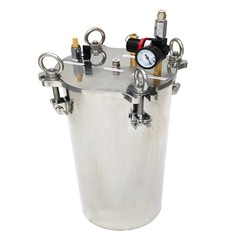 Large Flow 20L Dia. 10.3in Dispenser Pressure Tank Dispensing Storage Bucket New