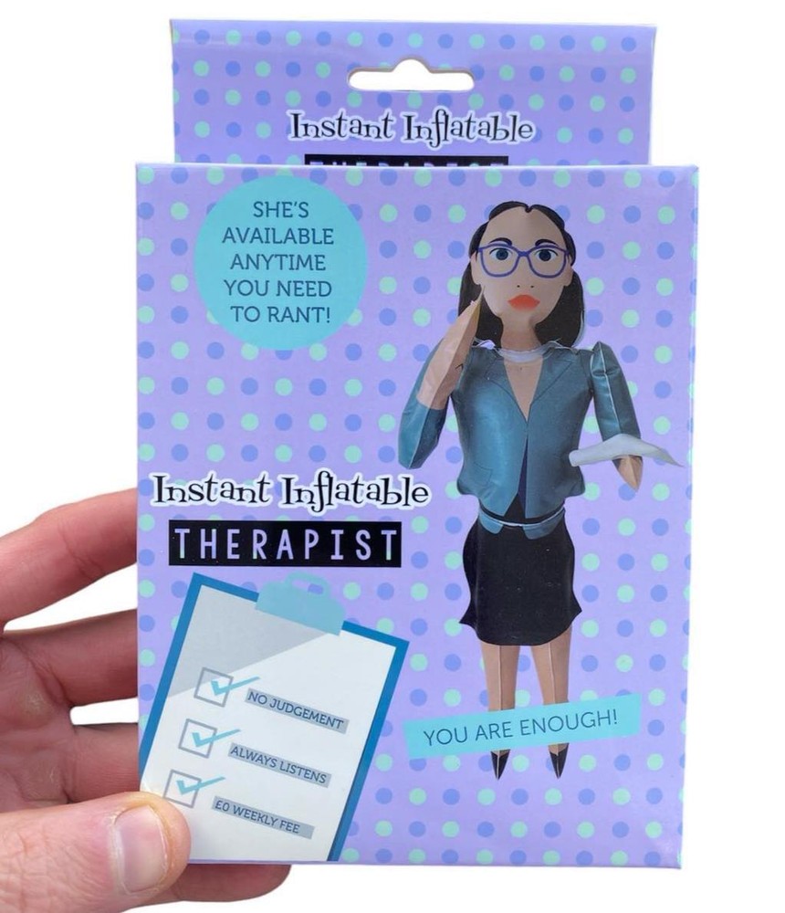 Inflatable Blow Up Therapist – RANT ANYTIME – Novelty Stocking Stuffer GaG Gift