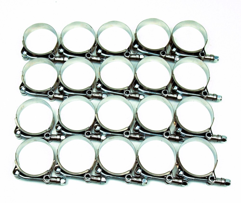T-Bolt Hose Clamps Stainless Steel Intake Silicon 1.5″ 1.75″ 2″ 2.25″ 2.5″ 2.75″