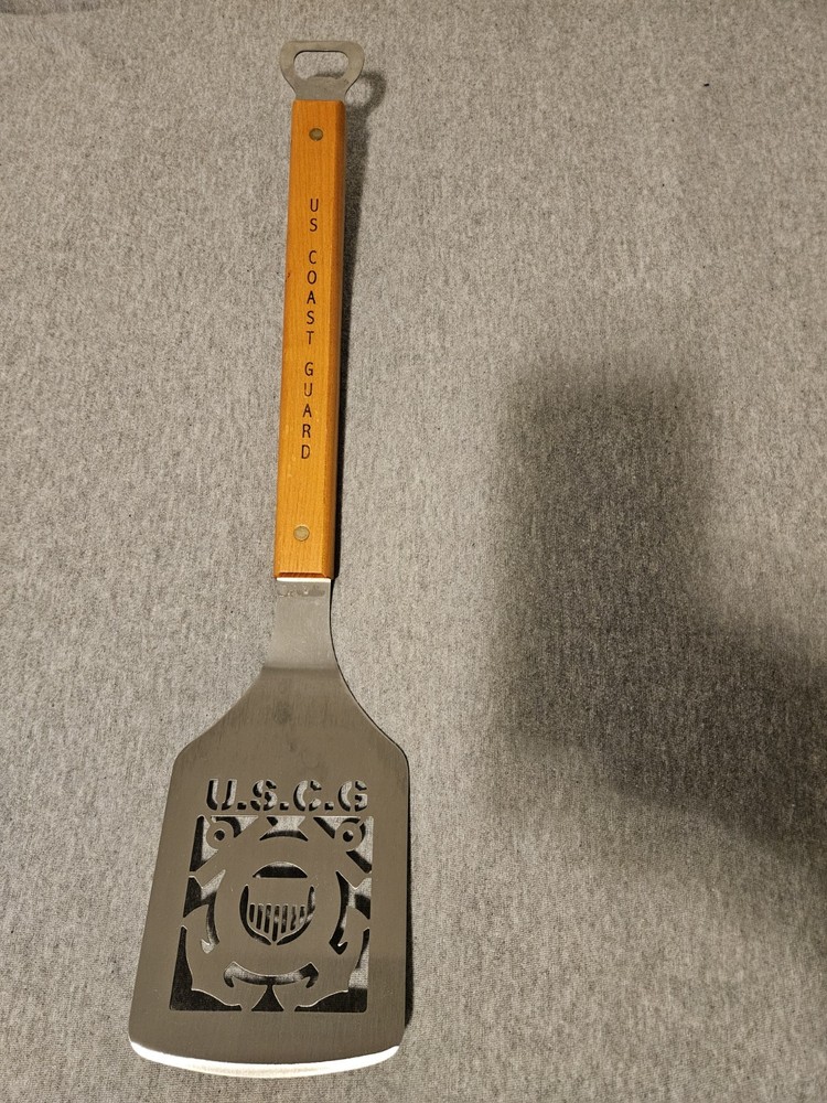United States US Coast Guard BBQ Grilling Spatula & Bottle Opener Grill Sportula