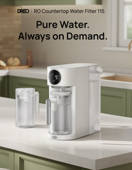 Dreo RO Water Filter 115 Countertop Reverse Osmosis Water Purifier System New