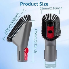 Soft Dusting Brush Attachment for Dyson V7 V8 V10 V11 V15 Vacuum Cleaner