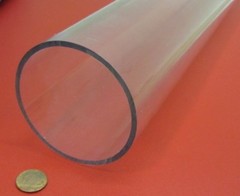 Kmac Polycarbonate Round Clear Tube/ Tubing 3.25″ OD x 3.0″ ID (3 1/4″ x 3.0″)