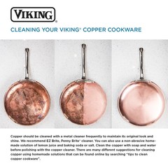 Viking 13 Piece Tri Ply Copper Cookware Set Pots Pans Kitchen Cooking Set