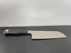 Wusthof Grand Prix II Santoku Knife 17cm Hollow Edge Germany Black Handle