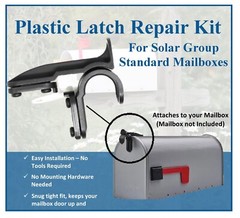 New Plastic Latch Set Kit for Solar Group Standard Mailbox Repair Latch Kit