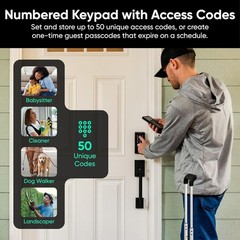 Smart Lock V2 with AI Scanner: Fingerprint Access, Remote Control & 8-Mo Battery