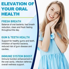 Oral Probiotics for Bad Breath for Adults 11 Billion CFU, Oral Dental Health …