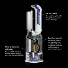 Dyson Pure Humidify+Cool™ Purifying Humidifying Fan PH01 | Black/Nickel |