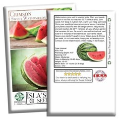 Crimson Sweet Watermelon Seeds (Citrullus lanatus) – 150+ Non-GMO & Heirloom