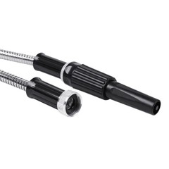 Stainless Steel Metal Garden Water Hose Pipe Flexible Lightweight 25/50/75/100FT