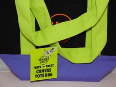 Trader Joe’s – Mini Canvas Tote Bag – Multicolor – Halloween 2025 – Limited Ed