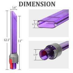 Light Pipe Crevice Tool for Dyson V8 V7 V11 V10 Cordless Vacuum Cleaner,Illum…