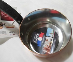 Baumalu Copper Saucepan 4″ Pot Brand New With Tab Handmade In France