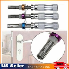 3PCS Tubular 7 Pins Tool Stainless Adjustable Tool 7mm 7.5mm 7.8mm 3 Inner Rods