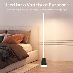 2pc 56″ Smart LED Floor Lamp RGB Remote & APP Control Music Sync Corner Lighting