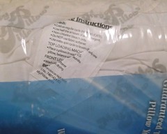 MyPillow Classic Bed Pillow Standard Queen White Cotton Cover Made in USA