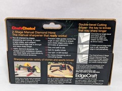 Chef’s Choice Diamond Hone 440 Sharpener For Knives 2 Stages Double Bevel Razor