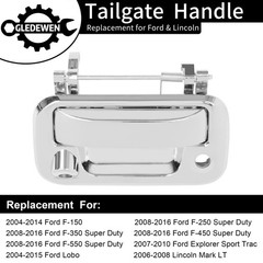 F150 F250 F350 F450 F550 Super Duty Chrome Tailgate Handle with Camera Hole