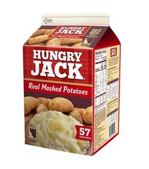 *2PK**Hungry Jack Mashed Potatoes Easy Instant Tasty Food Bulk Box 2X3.25Lb